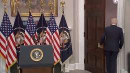 After the 2nd and 3rd largest bank failures in  US history just happened, Biden gives a 5 minute speech then immediately walks away  Buckle up folks