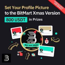 Share the Joy, Share the 800 USDT!   Set your profile picture to the #BitMart's Christmas version and let the celebrations begin!   Follow us, RT, @ 3 friends + #BitMartCryptoXmas Set your profile pic Fill:   #Christmas #Xmas2024