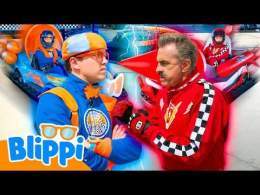 La course de véhicules super rigolote de Blippi ! \ud83c\udfce\ufe0f