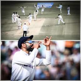 One year of the HISTORIC Test win! India won a match after 50 years vs England at Oval. &ldquo;The London has fallen directed by Captain Virat Kohli"