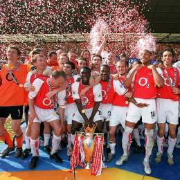 The season before, the other side of London was making history too.  Arsenal set the record for the longest unbeaten run in the Premier League at 49 games, which, of course, included a title for their Invincibles   (via @Arsenal)