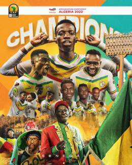 ANOTHER CONTINENTAL TITLE FOR    Senegal are the #TotalEnergiesCHAN2022 champions    The first-ever #TotalEnergiesCHAN title for the Lions of Teranga