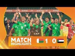 Madagascar 1-0 Sudan Match Highlights l TotalEnergies CHAN 2024 l Semi-finals
