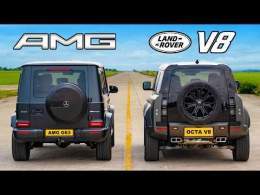 AMG G63 contre V8 Defender Octa&nbsp;: course de dragsters