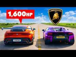 China’s Bugatti killer v Lambo Temerario: DRAG RACE