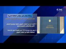 رسالة سلام قبل مؤتمر الطاقة الذرية.. مصر تدعو لإخلاء الشرق الأوسط من أسلحة الدمار الشامل