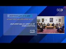 تعاون ودعم مصري لإعادة الإعمار.. بدر عبد العاطي يلتقي وزير المالية السوداني