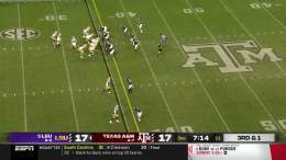 SCOOP AND SCORE TO GIVE TEXAS A&amp;M THE LEAD OVER #5 LSU