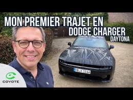 Mes 126 premiers kilomètres au volant de la Dodge Charger Daytona 100% électrique !