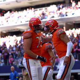 .@justnfields set career highs in:   Passer Rating   Completion Percentage  Total TDs