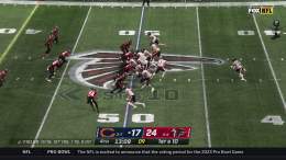 .@justnfields with a DIME to @MontgomerDavid    : #CHIvsATL on FOX