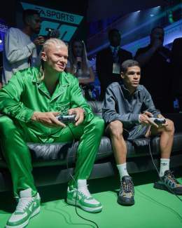 Erling Haaland beat @luvadepedreiro in one of the first matches on EA Sports FC 24 by a 7-2 scoreline, as per @geglobo.