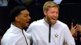 The bench reaction from Team Pau after Jose Alvarado called game is priceless
