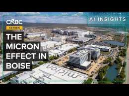 Le projet à 50 milliards de dollars de Micron dans sa ville natale de Boise crée des millionnaires