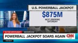 The Powerball grand prize is growing once again after no winning jackpot tickets were sold for Wednesday&rsquo;s drawing