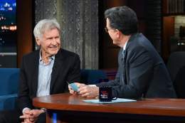 What helped make Harrison Ford accept his role in the new @ParamountPlus series @1923official? The answer may surprise you.  #Colbert