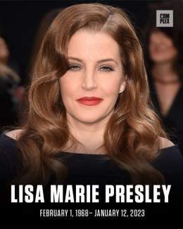 BREAKING: Lisa Marie Presley, daughter of Elvis and Priscilla Presley, has passed away at 54.   May she rest in peace.