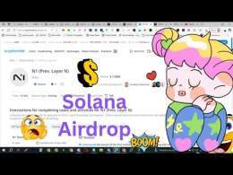 N1Chain L1 Blockchain \ud83d\udd25 مجاني على شبكة سولانا   Up 1000 $\ud83d\udd25
