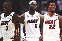 The three greatest players in Miami Heat history