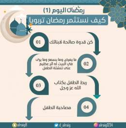 رمضان والطفل والتربية  #رمضان_المبارك #خطوة_للخير #التربية #الرايق