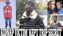 Wife of man who survived Mexico kidnapping that killed two says she DIDN'T KNOW he was traveling south of border