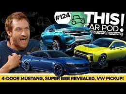 A Four Door Mustang? Super Bee and Monterey Car Week Reveals! THIS CAR POD! EP124