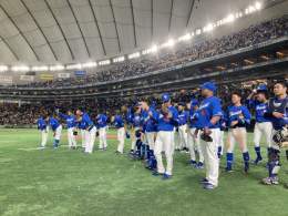 勝ちました！！！  開幕戦勝利です！！！  みんな頑張りましたが、今日のヒーローはこの男！ ナイスバッティング！ ナイスピッチング！  皆様ご声援ありがとうございました！  #中日ドラゴンズ #高橋周平 #小笠原慎之介