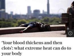 Glad we figured out why we have such a huge spike in heart attacks and blood clots in the past two years. It was due to climate change