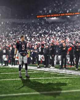 Maybe one of the coldest edits I&rsquo;ve seen of #SuperBurrow in Cincy #RuleTheJungle