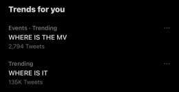 THE WAY WE'RE ALL CONFUSED RN WHERE IS THE MV??