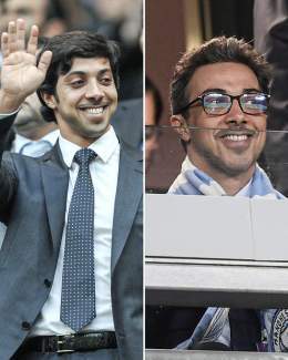 Man City owner Sheikh Mansour hadn't seen City play a competitive match since 2010 when they played Liverpool.  Yesterday, he watched them make history