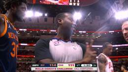Ref wasn't having it with Knicks coach Tom Thibodeau