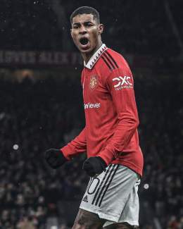 Marcus Rashford's now tied for most Europa League goals this season.  He's wasting no time