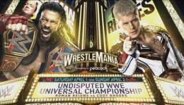 Reminds me of the old days graphics! #SmackDown #WrestleMania