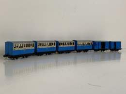 I'm selling my complete Skarloey coach rake + Cora!  All custom painted by myself, the majority being built from kits - I hope they can find a good home!  Take a look on eBay: