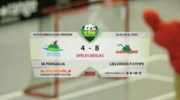 VIDEO > Highlights > ELVI Floorball League: @Pargauja - @FBKLielvarde (4:8) 3 Mar #florbols #floorball