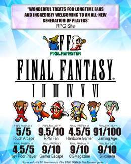Time to celebrate: the Final Fantasy Pixel Remaster series launches on Nintendo Switch and PlayStation 4 at 8am PDT / 4pm BST on April 19th.  Which of these critically-acclaimed adventures will you play first?