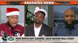 .@stephenasmith reacts to Zach Wilson starting vs. Lions:  "This is possibly his career in a New York Jets uniform, if not the NFL, on the line."