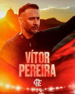 O Clube de Regatas do Flamengo informa que tem um acordo com o t&eacute;cnico V&iacute;tor Pereira para comandar o elenco profissional em 2023.  #CRF