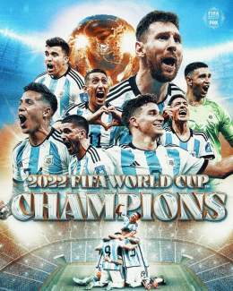 ARGENTINA IS THE 2022 FIFA WORLD CUP CHAMPION