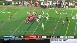 The play that set up the score.  : Watch live on ESPN  #GoDawgs | @1_blueprint