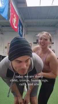 Chest, triceps, and a little legs and abs \ud83d\ude1a#fitness #gym #motivation #workout #model #sport #health #fit #bodybuilding #training #lifestyle #strong #bodypositivity #exercise #fitnessmotivation #personaltrainer