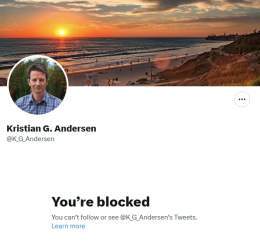 You can't run, @K_G_Andersen. Your revealing emails to Fauci are archived and justice will hit hard one day. #Nuremberg2