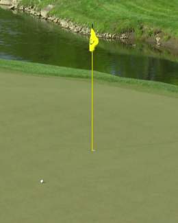 Rickie Fowler hits it to 12 feet and makes par, remaining 1 over and 5 shots behind solo leader Bryson DeChambeau. #PGAChamp