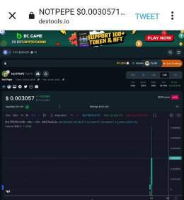 Guys !!! I smell Millions here #NOTPEPE , Definitely it has ability to reach in between 20M - 100M capability #memecoin  , Community is Bullish now $NPEPE on dip at 250K , Right Time to invest some #eth    #bitcoin #pepe #BOB #notbob