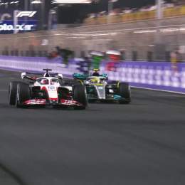 Kev had a lot of fun battling with Lewis Hamilton in Jeddah last year   #HaasF1 #SaudiArabianGP