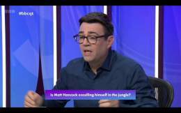 Andy Burnham - "Look at the Guardian front page today... certain politicians in the Lords allegedly benefiting to the tune of &pound;29m, you could run rural bus services for a year around Skipton for that... these are things Matt Hancock should be h