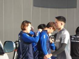 #サッカー日本代表 #夢フィールド 練習見学に行ってきました   みんな好きなこれ笑  #上田綺世 #伊藤洋輝 #瀬古歩夢 #半田陸 #バングーナガンデ佳史扶 #町野修斗