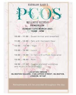 An International Women&rsquo;s Day Special, Harnaam Kaur&rsquo;s PCOS Wellness Event!  It&rsquo;s happening my people! \ud83c\udf39  You will gain useful information about PCOS from a well renowned expert. Connect mind, body and soul with Yoga, and R
