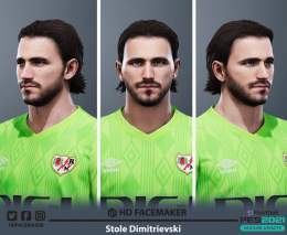 #efootballPes2021 ------------------------------------  FACE ORDER Stole Dimitrievski  - Rayo Vallecano ------------------------------------ Contact me If you want to see your face in Pes 2021  ------------------------------------ #pes2020 #PES2021